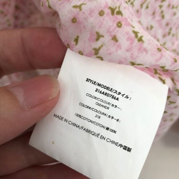 MICHAEL KORS Voile tunic lightweight pleated long sleeve - Picture 15 of 15